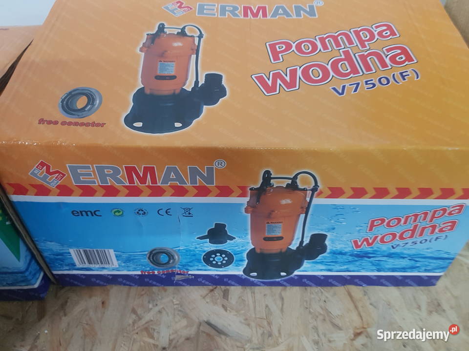 POMPA DO BRUDNEJ WODY SZAMBA ERMAN Z NOŻEM Głogowa