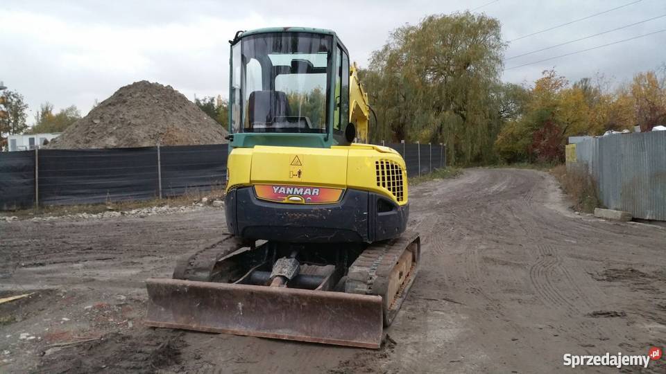 Minikoparka YANMAR VIO45 2008 midi koparka 45 Rok produkcji 2008 Kraków sprzedam