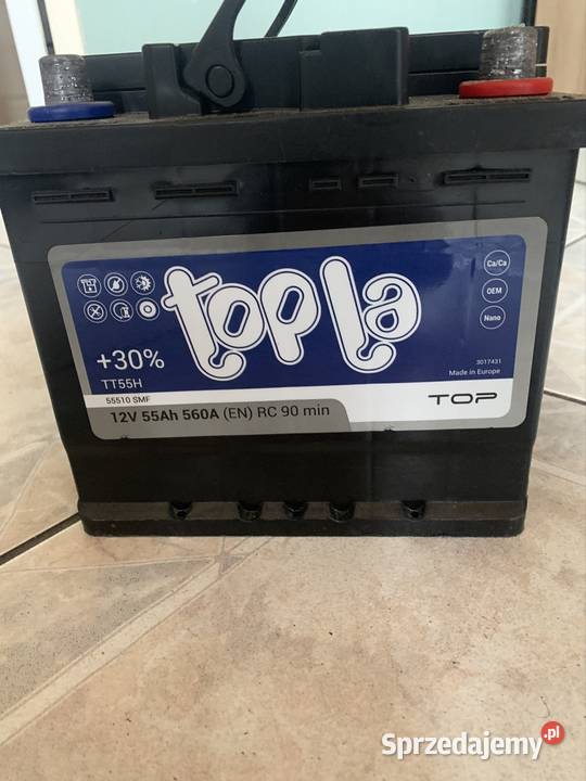 Sprzedam akumulator Topla 12V 55Ah 560A łódzkie Łódź