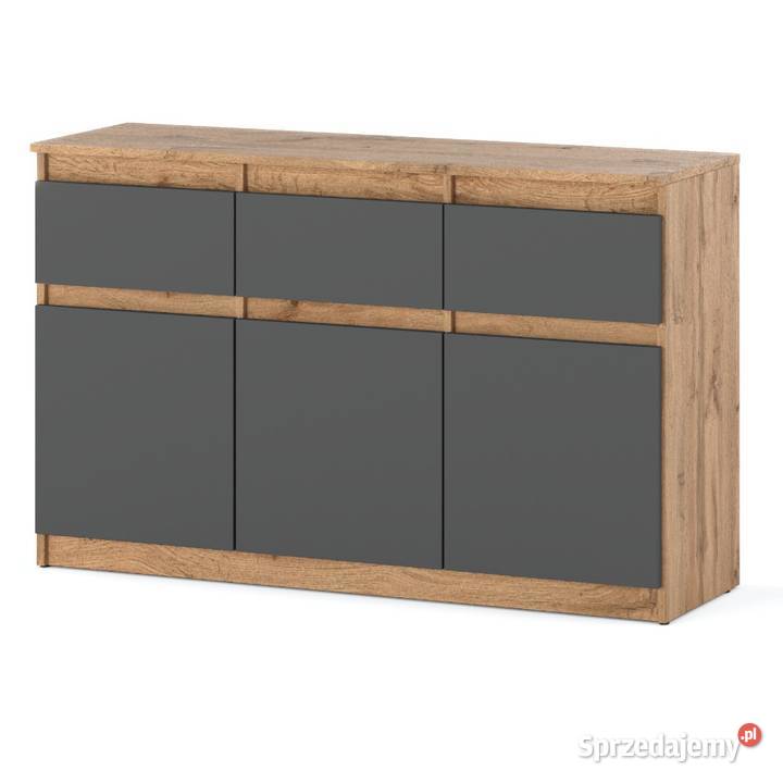 Komoda Z 3 Szufladami 120 Szafka Do Sypialni 35cm Elbląg