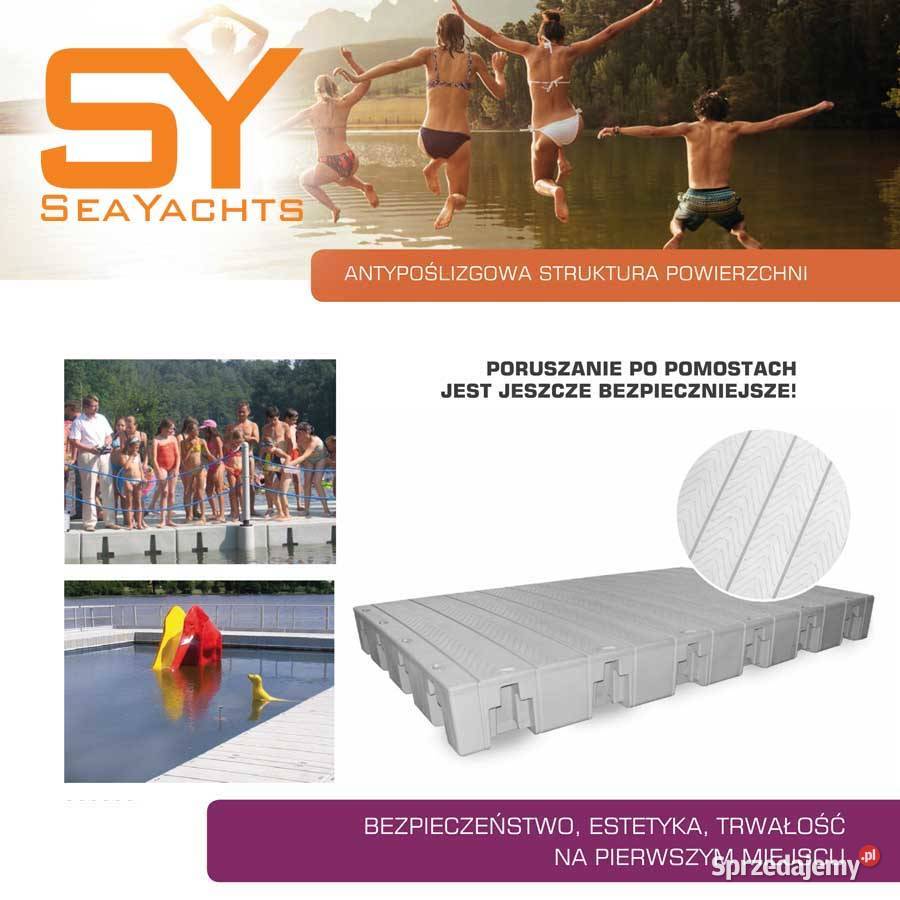 POMOST PŁYWAJĄCY PLATFORMA 36m2 Żeglarstwo Legnica