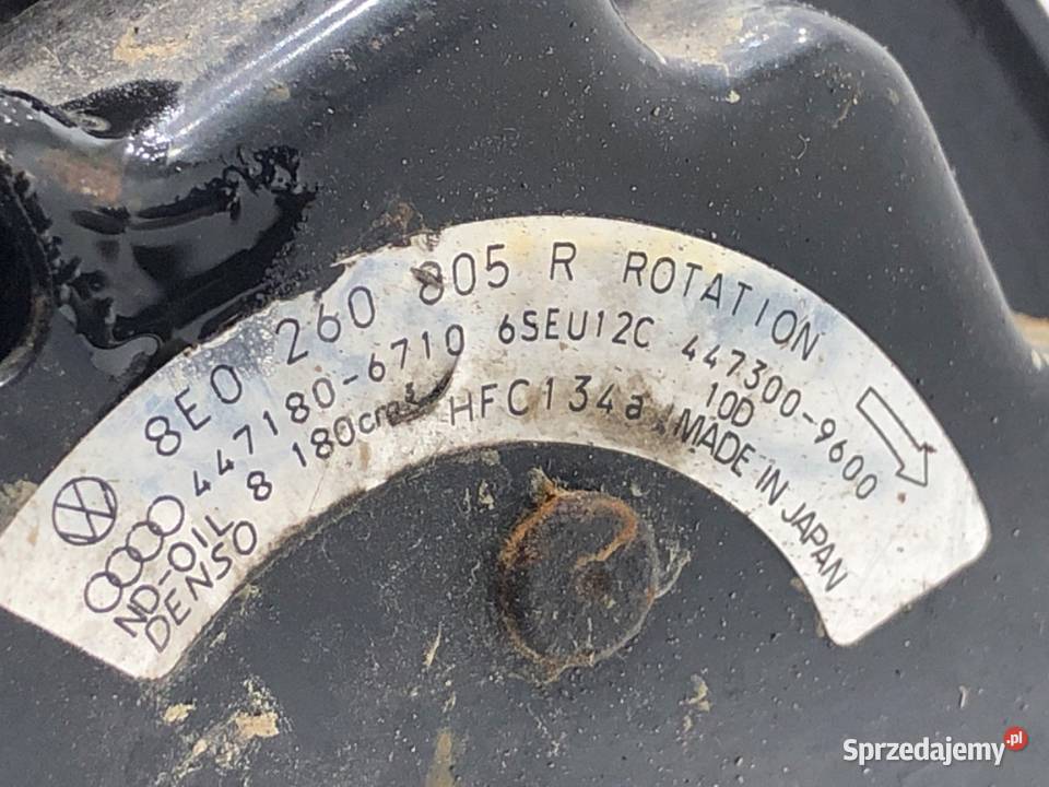 SPRĘŻARKA KLIMATYZACJI AUDI A4 B6 8E0260805R 25