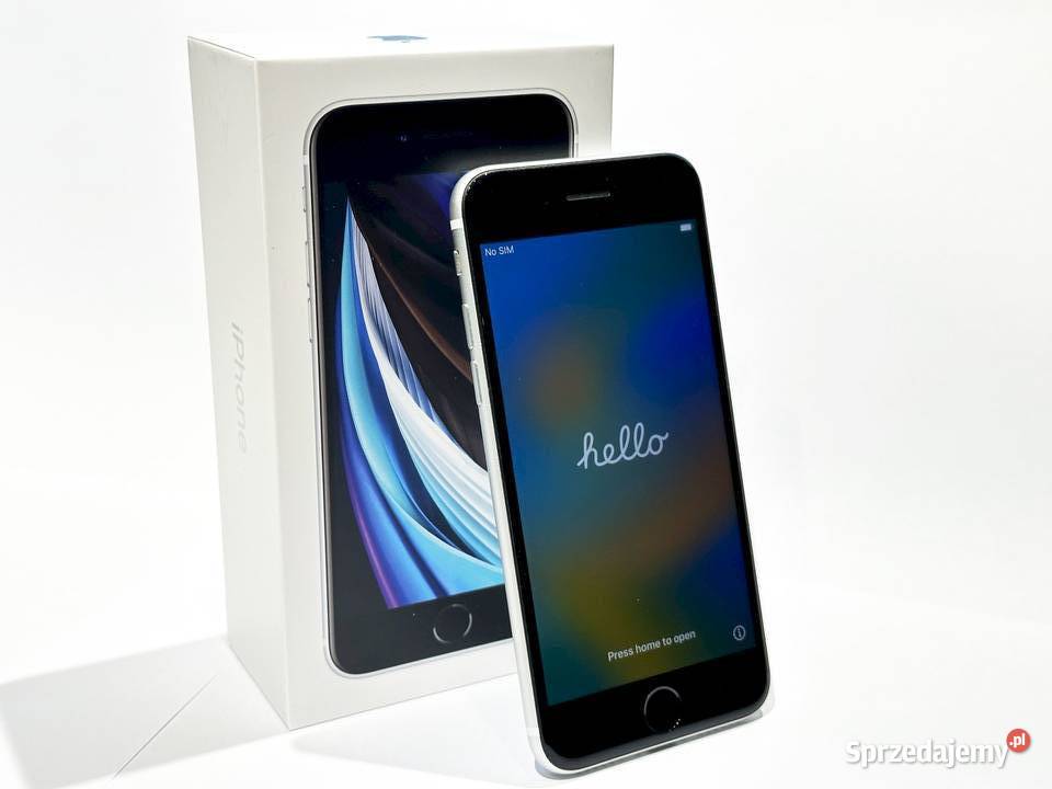 Smartfon Apple iPhone SE 2020 3/128 biały Bateria 80%
