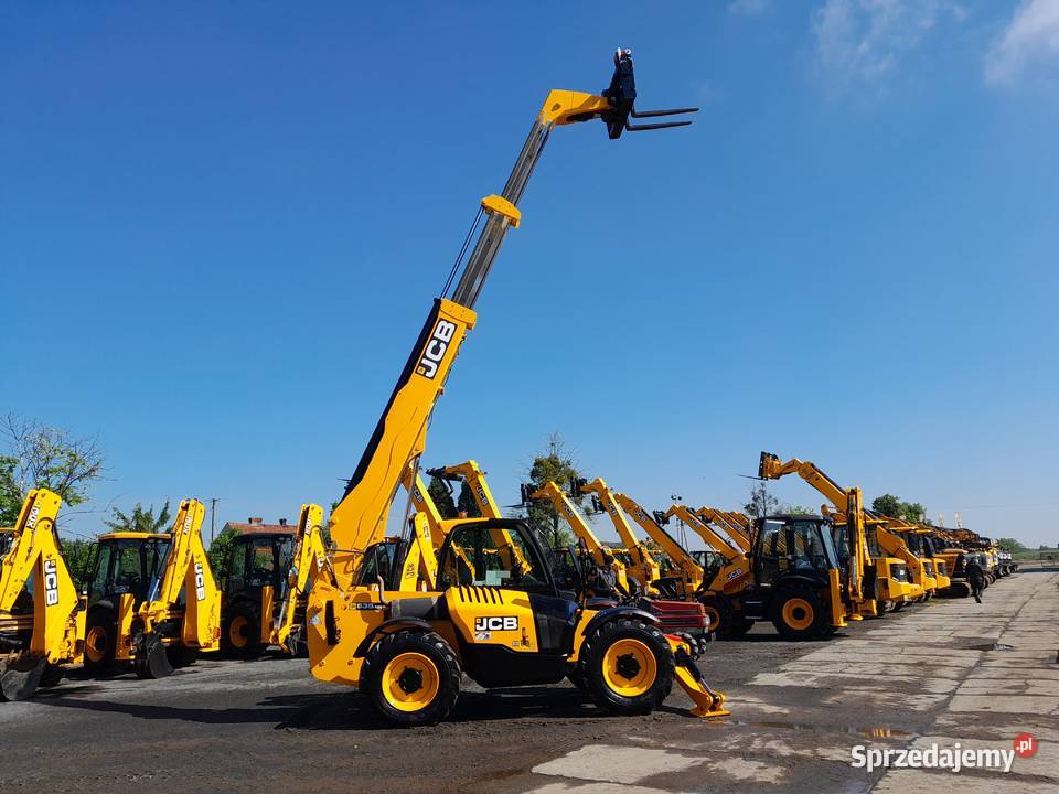 JCB 535125 2017r ładowarka teleskopowa 535140 pełny VAT Dźwigi, podnośniki Krotoszyn sprzedam