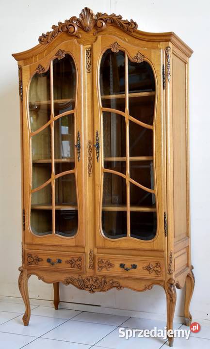 Piękna dębowa biblioteka ludwikowska sklep Dąbrowa Górnicza