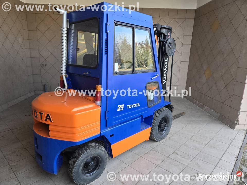 Wózek widłowy TOYOTA 5FG25 TOYOTA 5FGF25 widlak kabina śląskie Mysłowice
