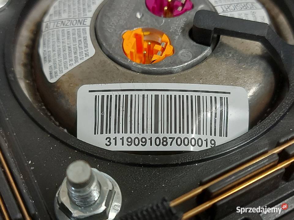 FIAT 500 09r AIRBAG poduszka kierowcy 735452889 Kielce