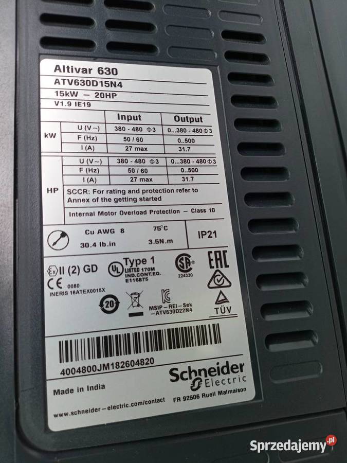Falownik ABB ACS880 22kW 45A nowy