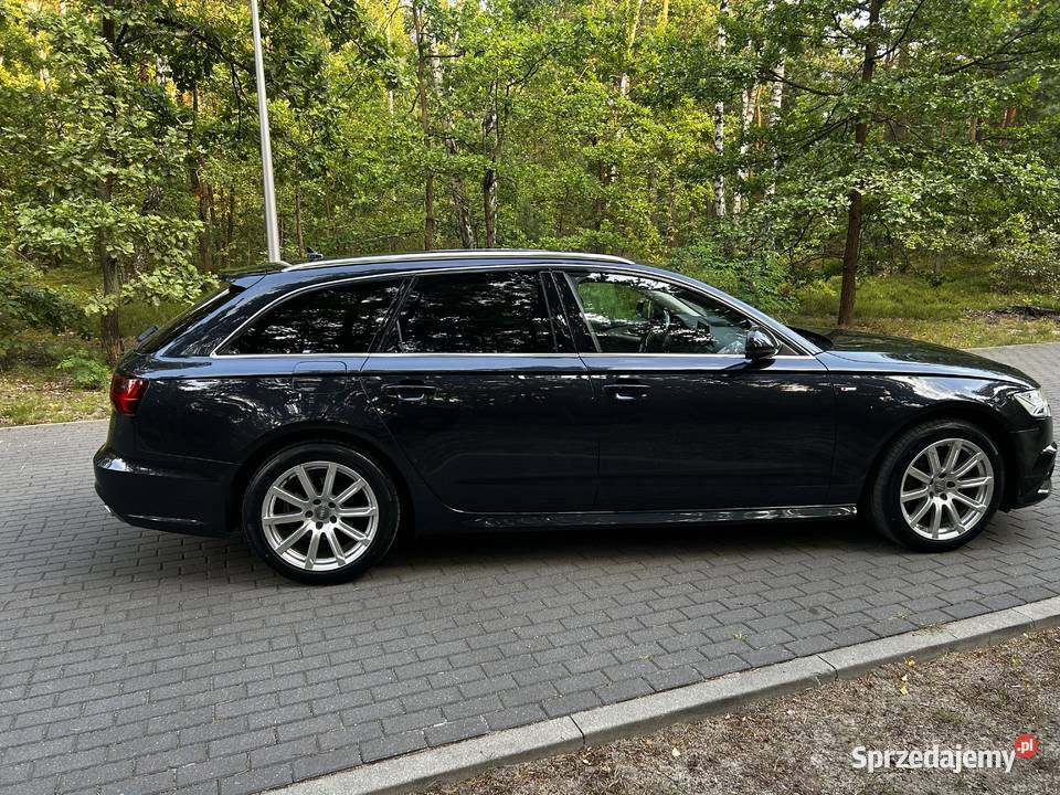 Audi A6 20 TDI Avant S line z 2017 Quattro ogrzewanie postojowe mazowieckie Warszawa