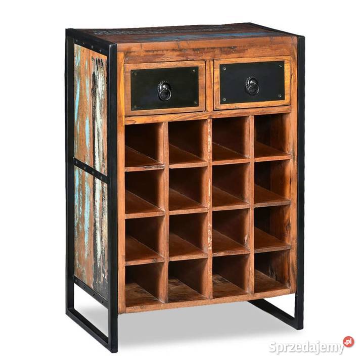 Stojak na 16 butelek wina lite drewno Warszawa