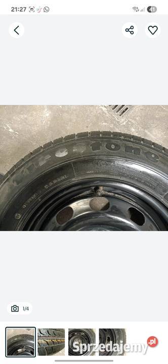 VW GOLF FELGA Z OPONĄ FIRESTONE 17580 R14 88H Samochodowe Kargowa