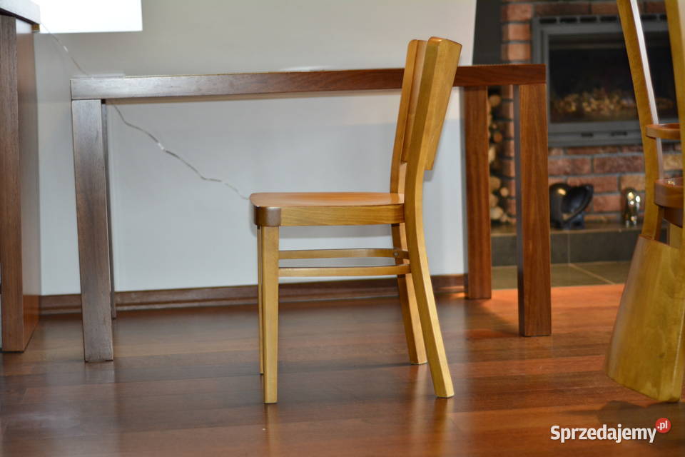 Krzesła drewniane 4 sztuki stan wielkopolskie Poznań