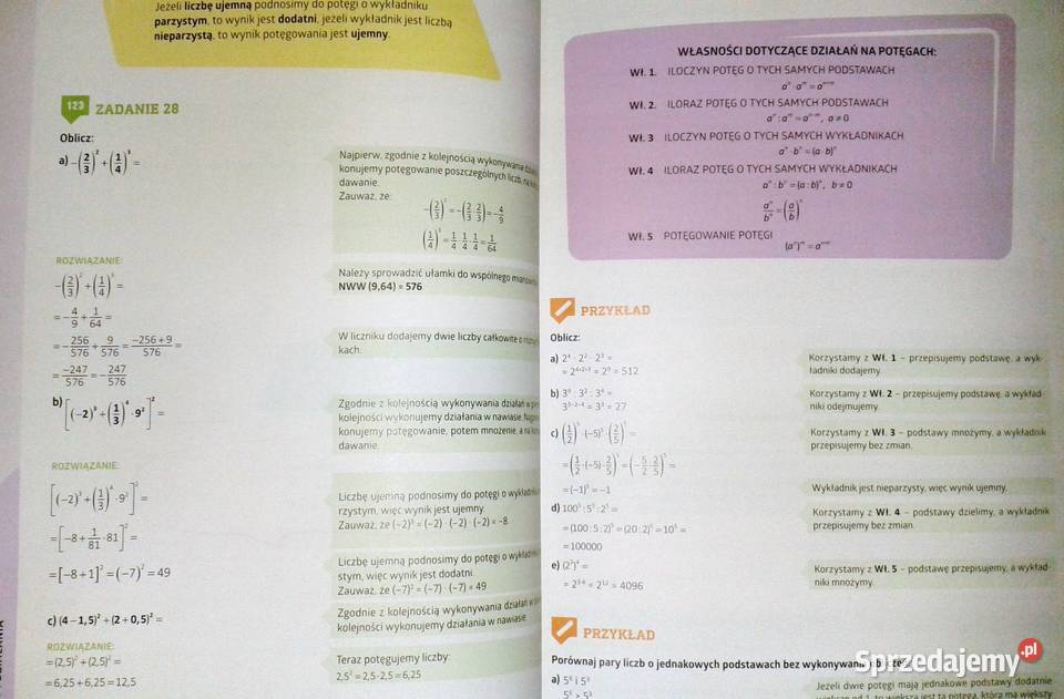 Matematyka Egzamin ósmoklasisty na 100 Pozostałe Chełm sprzedam