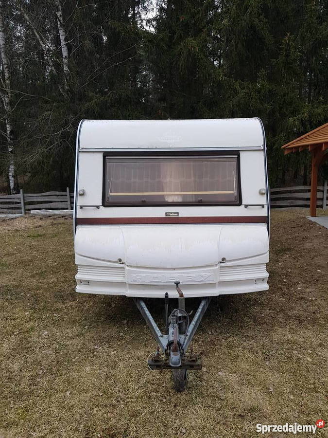 Przyczepa kempingowa Hobby Prestige Rok produkcji 1984 Kempingowe Biskupiec