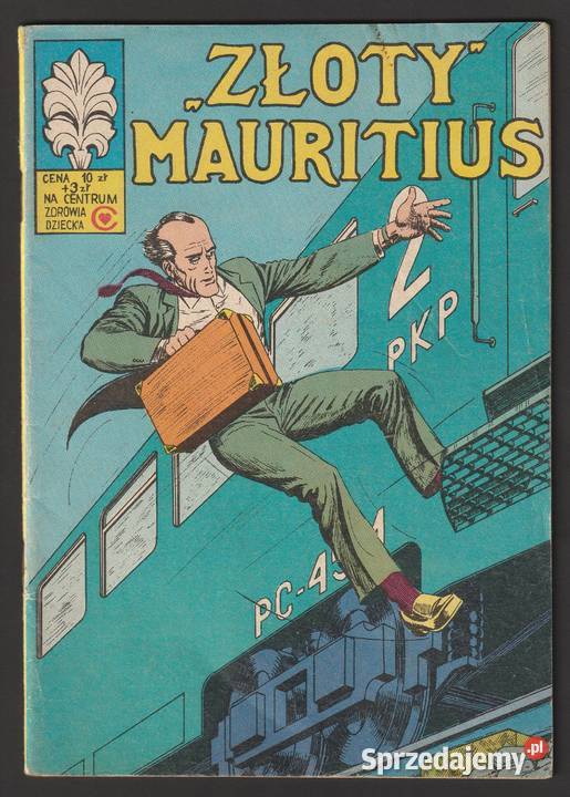 KAPITAN ŻBIK ZŁOTY MAURITIUS 1980 miękka Łódź