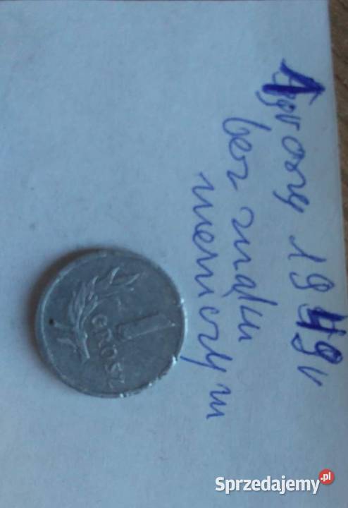 1 Z lat PRL 1949r Numizmatyka Warszawa