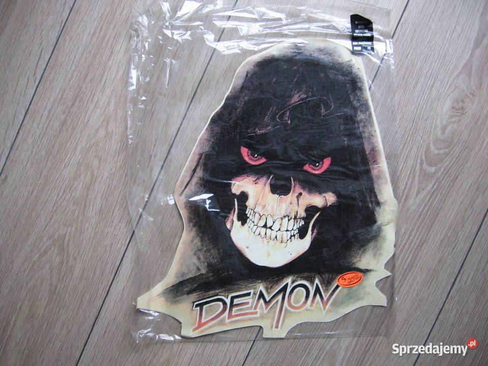 DEMON stara naklejka nalepka z PRL Fiat 125p Przemyśl