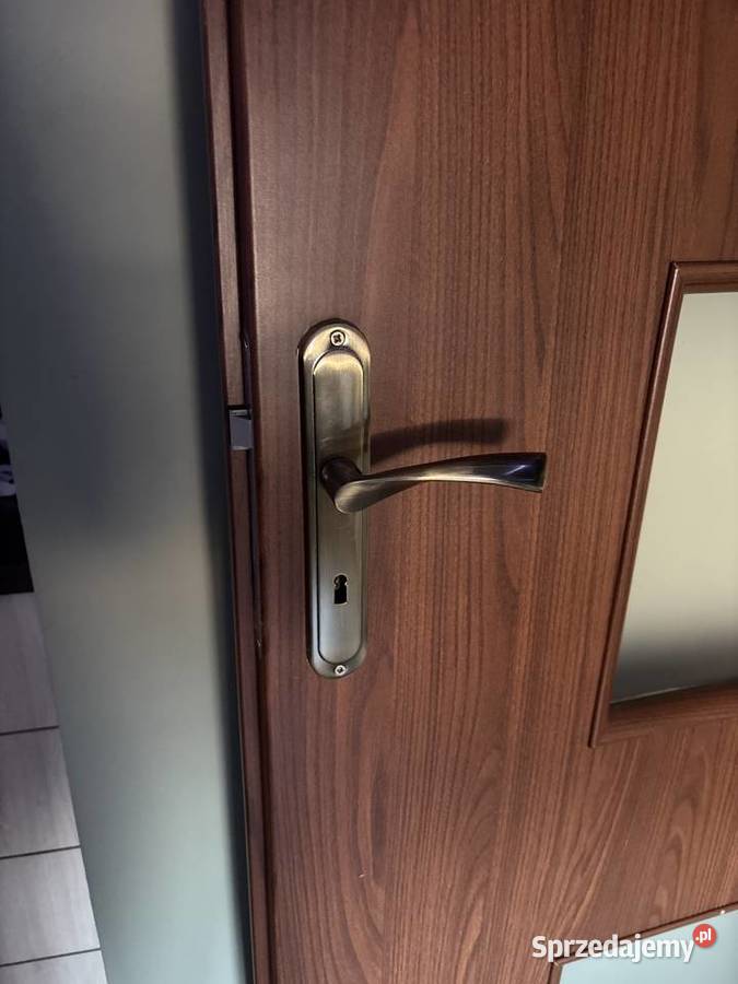 Drzwi z ościeżnicą i Klamka 66cm wielkopolskie Konin