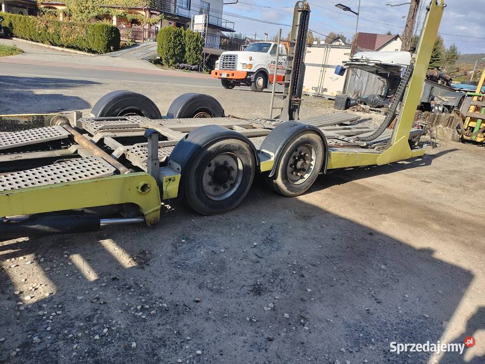 Przyczepa dwuosiowa cała w ocynku