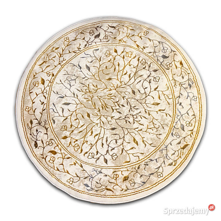 OKRĄGŁY DYWAN KOŁO 200X200 GOLD EXCLUSIVE 0612 Dywany Białystok