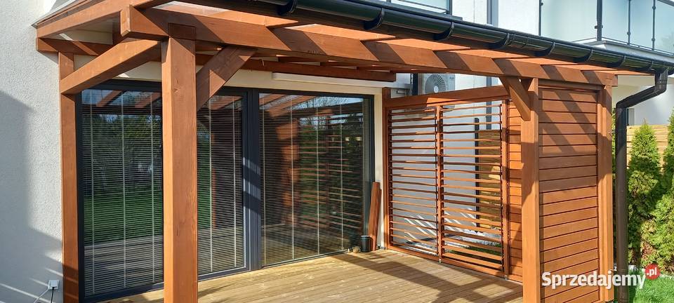 żaluzje ogrodowe zabudowa tarasów Jastków