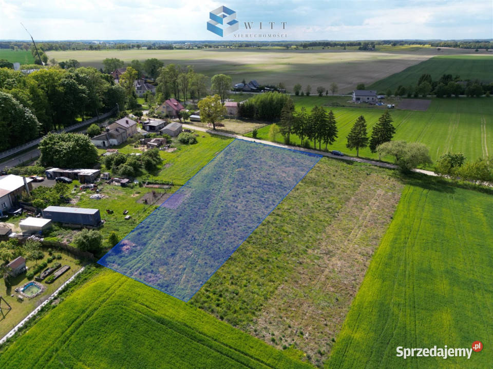 sprzedaży gruntu 2962m2 Piotrkowo