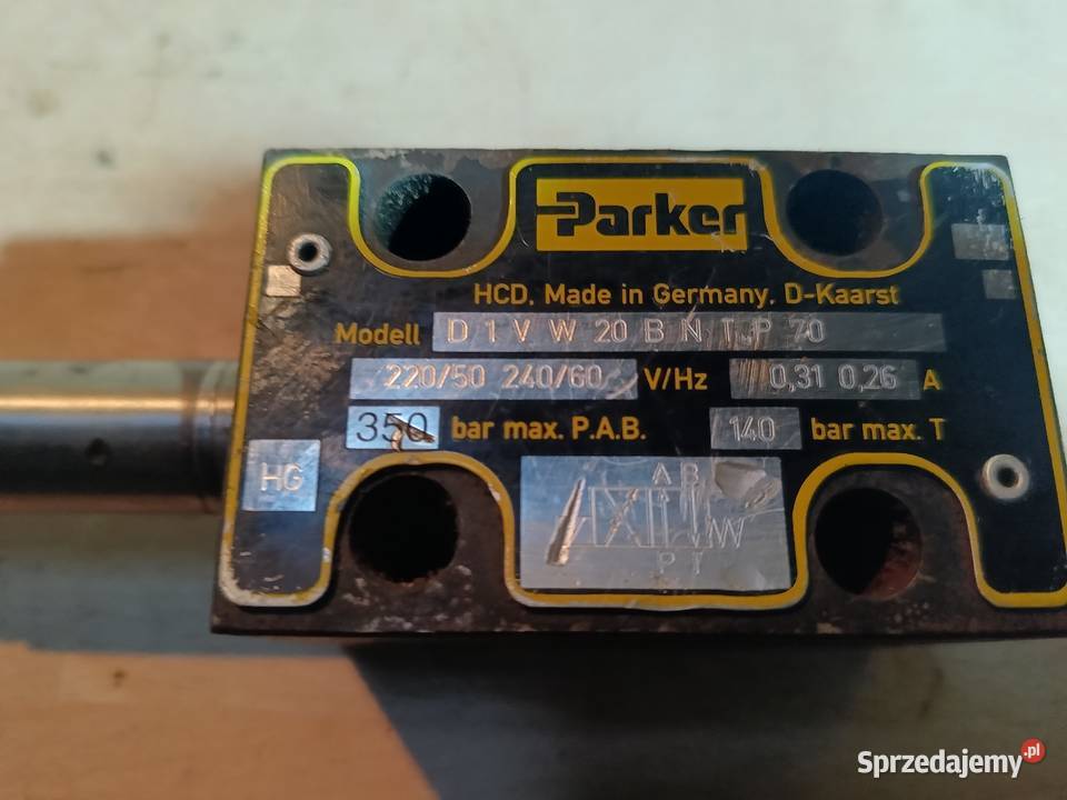 Elektrozawór hydrauliczny PARKER D1VW20BNTP70 Gorzów Wielkopolski