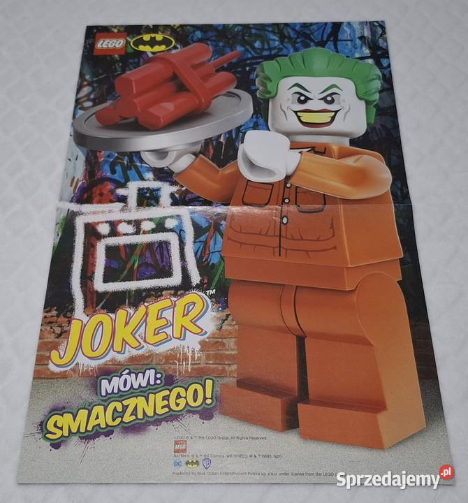 Plakat Batman Joker Flash Lego DC WB 275x42 Czeladź sprzedam