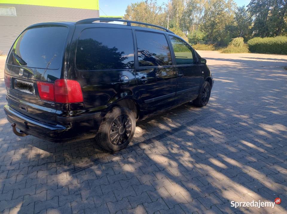 Swat Alhambra 19 TDI Climatronic Zadbany Zamiana czarny sprzedam
