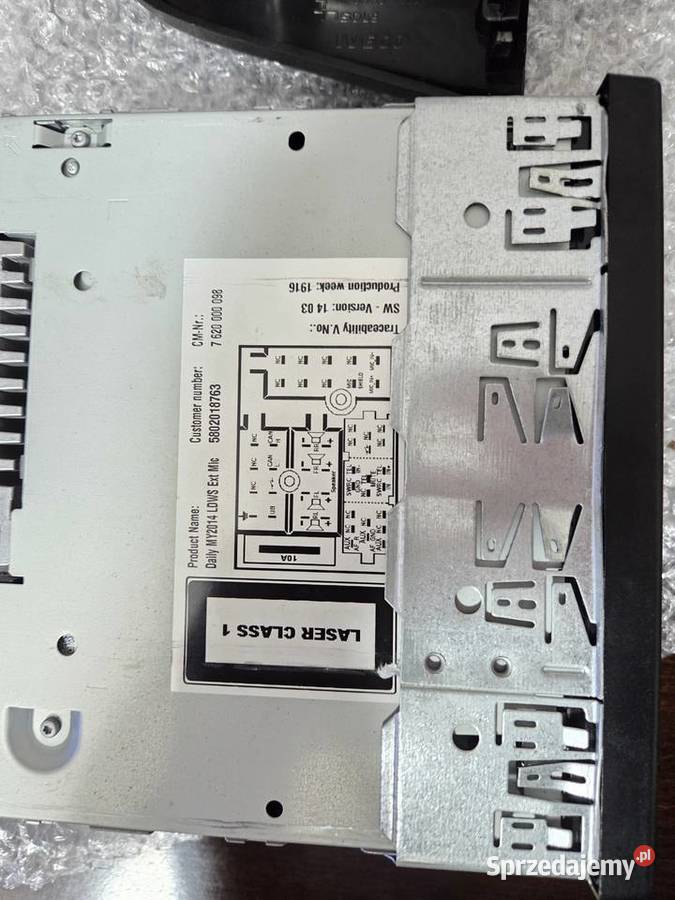 Radio Iveco Daily 2016r KOMPLET radio kieszeń Piotrków Trybunalski