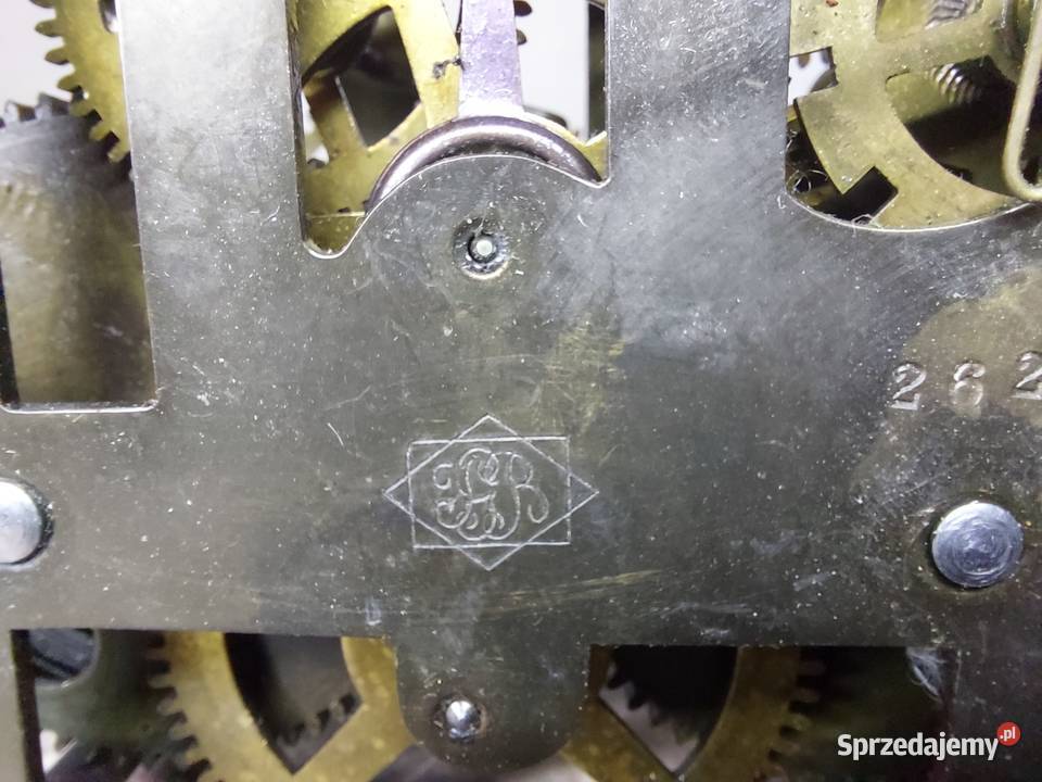 M148 Mechanizm starego zegara ściennego Tczew