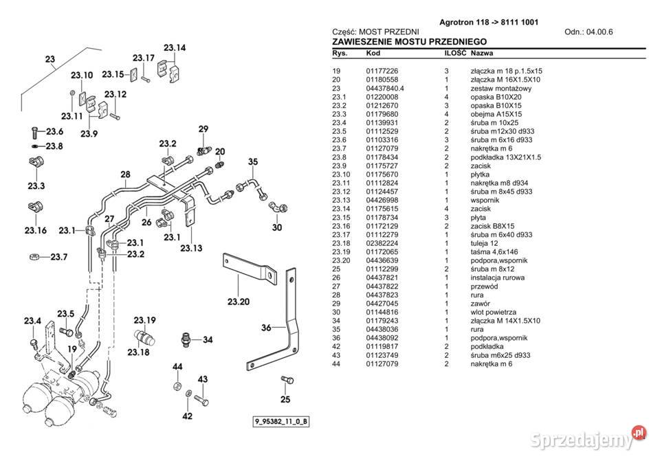 Katalog części do Agrotron 118 Wydanie 2003 Gdańsk