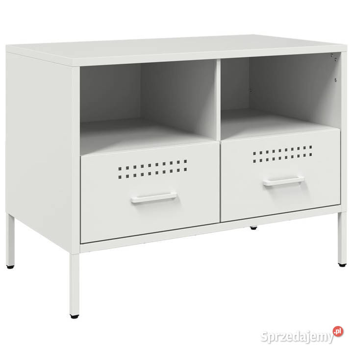 Szafki pod telewizor 2 białe 68x39x505 stalowe mazowieckie Warszawa