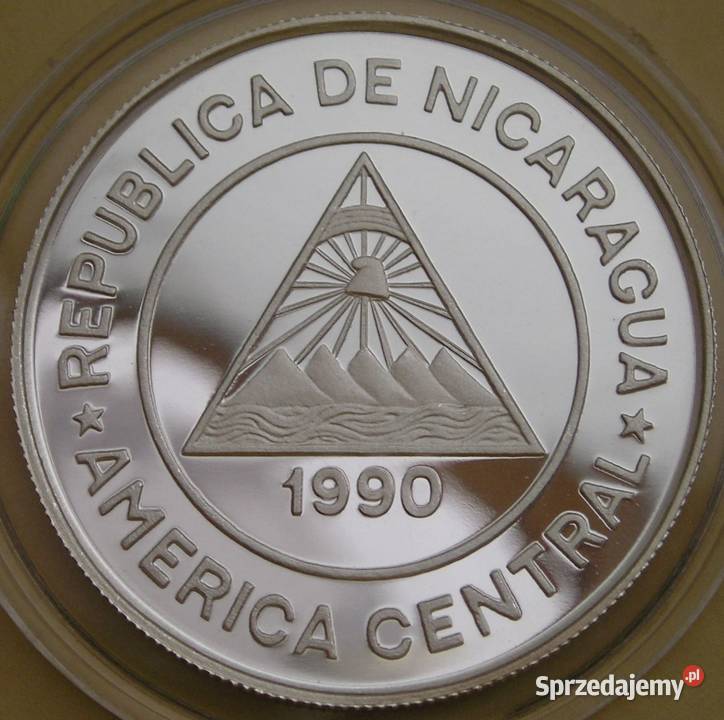 NIKARAGUA 10000 CORDOBAS 1990 HIPPIKA SREBRO Łódź