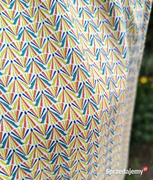 Bluzka Promod 44 XXL wiskoza żółta kolorowa boho