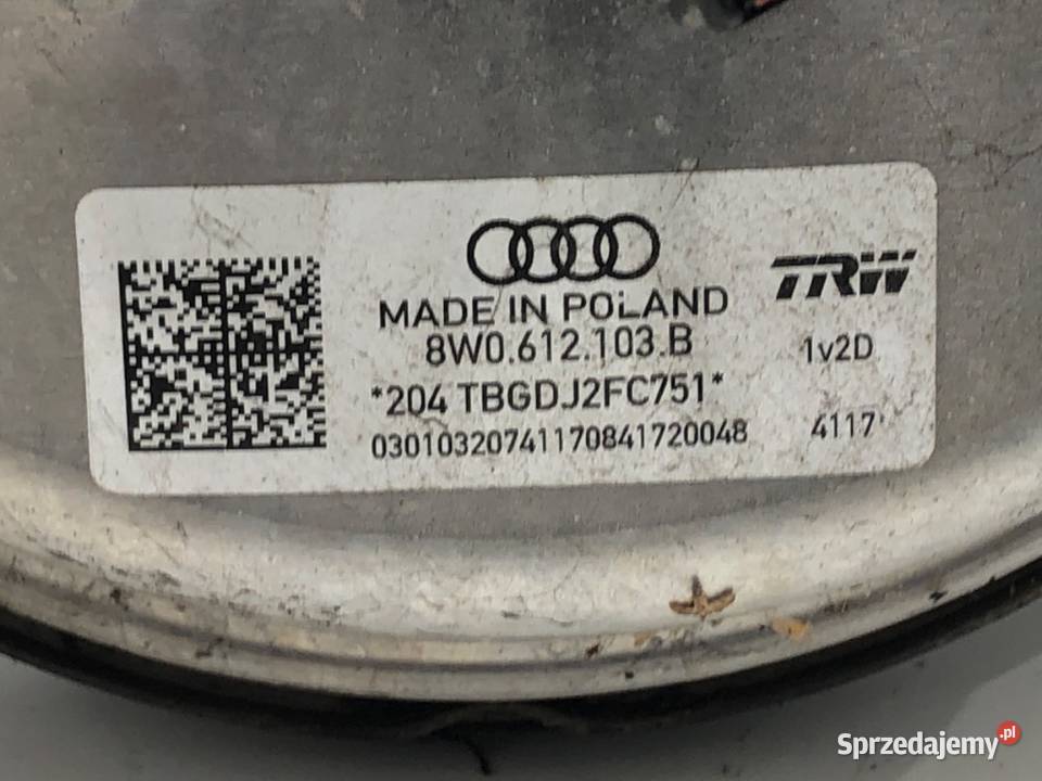 SERWO HAMULCOWE AUDI A4 B9 8W0612103B Kombi 20 podkarpackie