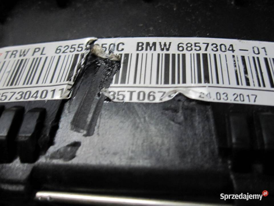 BMW F20 17r Poduszka kierowcy AIRBAG 6857304
