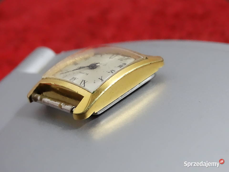 Vintage Slava 17 Jewels Klasyczna Kostka ZSRR Biłgoraj