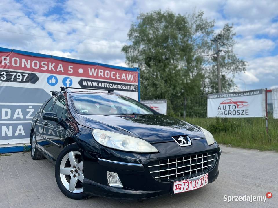 Peugeot 407 20 HDI 2005 Panorama Alufelgi Skory manualna Wrocław