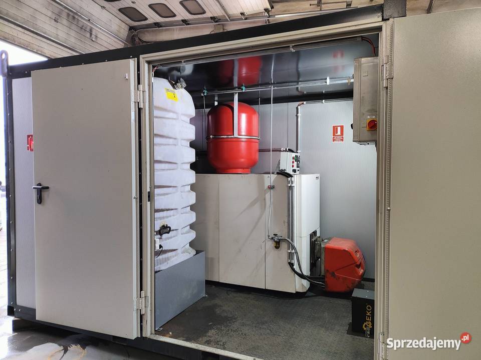 Mobilna kotłownia kontenerowa 250KW wymiennik Poznań sprzedam