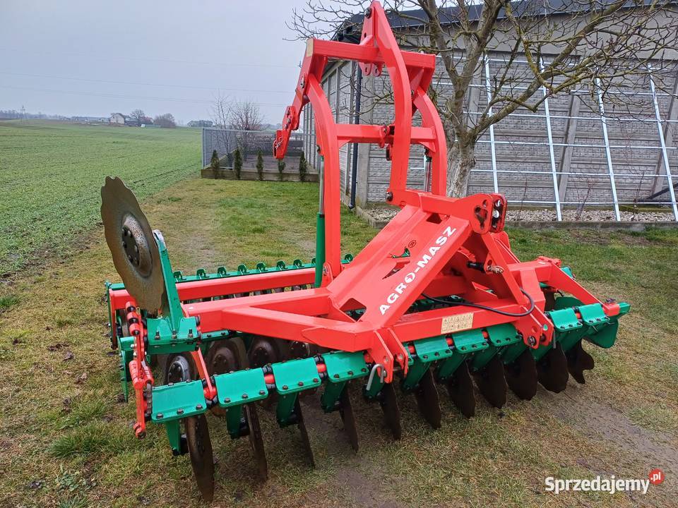 Agregat talerzowy AgroMasz 3 m hydropak Brona