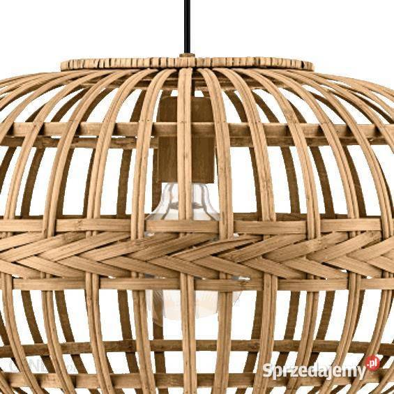 lampa wisząca Eglo Amsfield 49771 boho drewno Oleśnica sprzedam