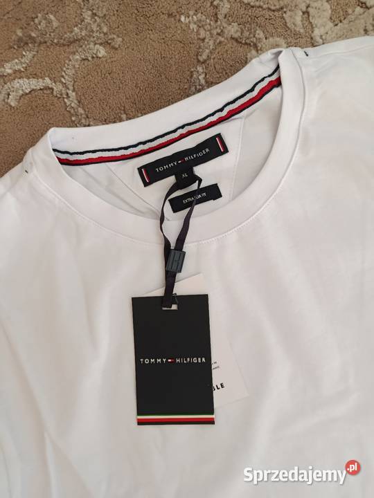 Longsleeve Tommy Hilfiger najwyższa jakość biały Białystok