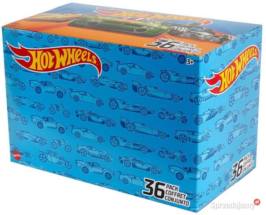 HOT WHEELS Zestaw Mix 36 Autek Autka Resorówki Samochody i pojazdy Mogilany
