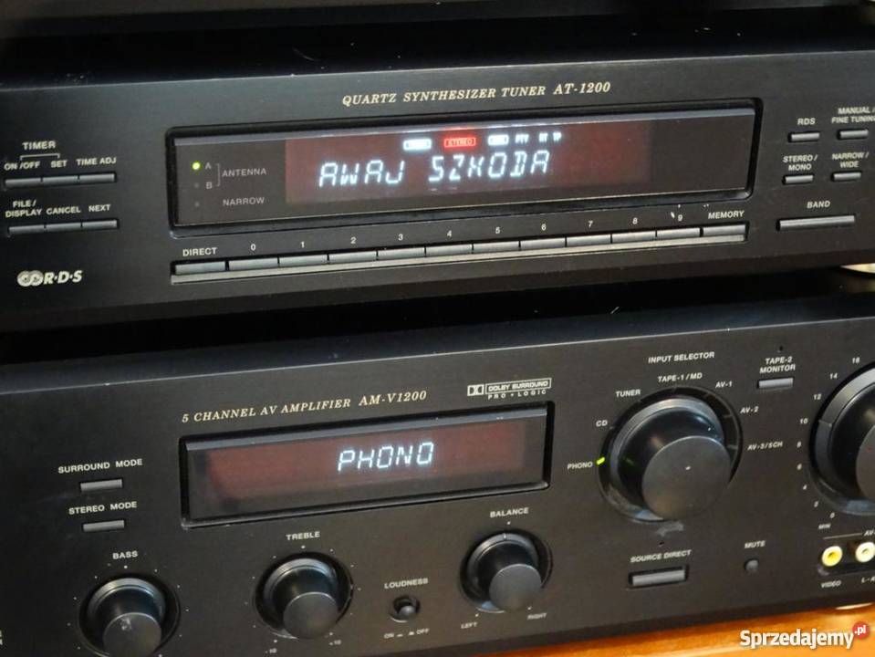 Wieża Akai 4 segmenty pilot mocna WYSYŁKA Jasło sprzedam