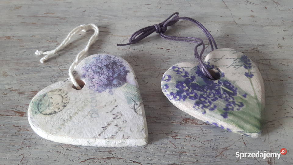 Serduszka ceramiczne wykonane ręcznie mazowieckie Otwock