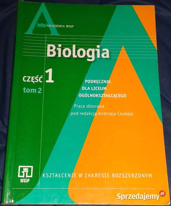 Biologia Część 1 Podręcznik Tom 2 - Andrzej Czubaj