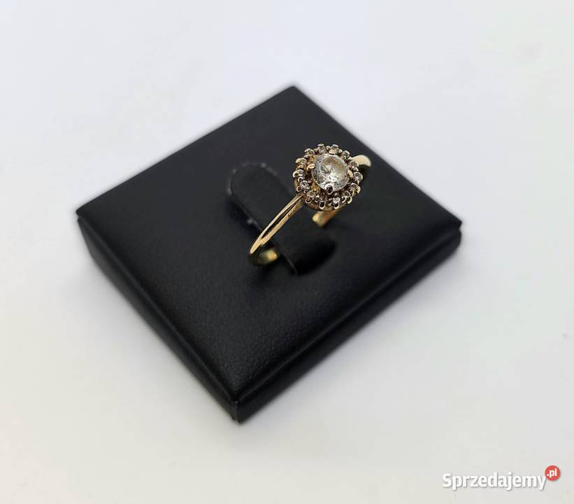 Złoty pierścionek próby 585 179g Rozmiar 21 złoto Elbląg