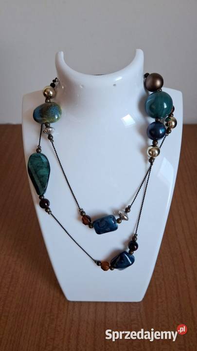 Sprzedam piękny zestaw korale na łańcuchu i Lublin