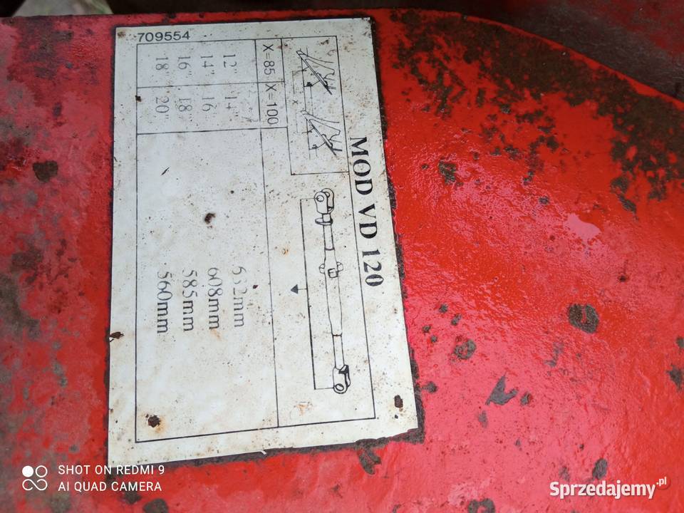 Pług 4 skibowy Kverneland vd 85 mazowieckie Radom
